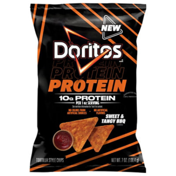 Doritos Sweet & Tangy BBQ Protein Tortilla Chips
