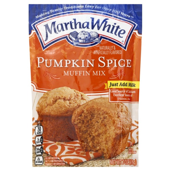 Martha White Muffin Mix, Pumpkin Spice (7 oz) from FoodsCo Instacart