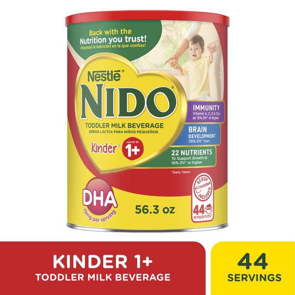 Nido +1 Prebio - Powdered Milk - 3.52lb Can