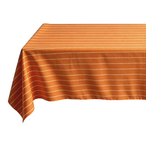 Celebrate It Halloween Striped Tablecloth, 52 x 70 in - Orange