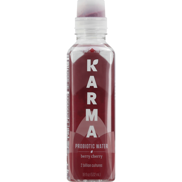 Karma Probiotic Water, Berry Cherry (18 oz) from Walmart Instacart