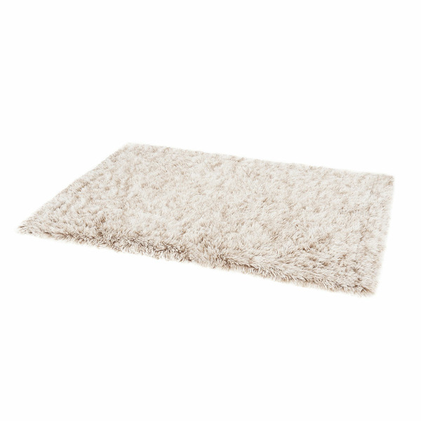 Fur Haven Calming Long Faux Fur & Velvet Waterproof Dog Blanket - Tan