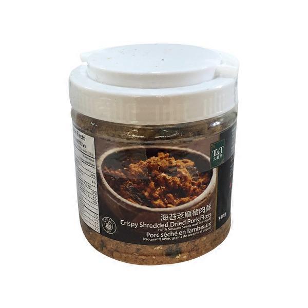 T&T Crispy Dried Pork Floss With Seaweed (340 g) Instacart