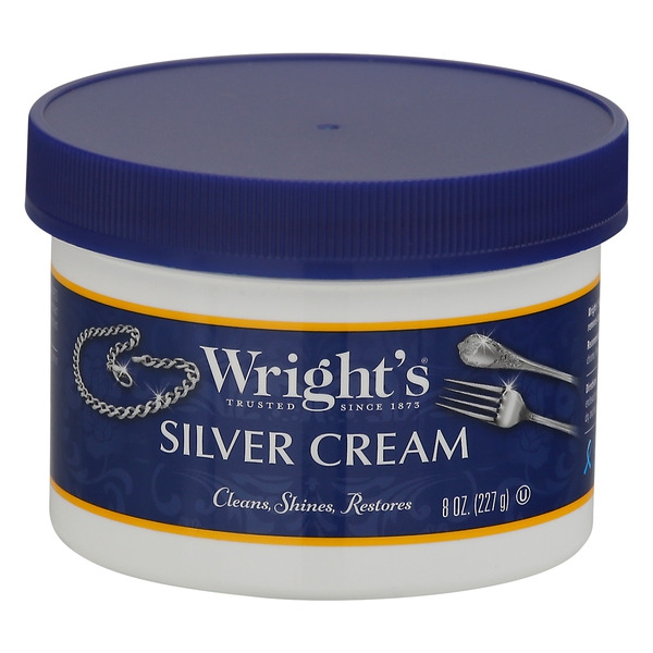 Wright's Silver Cleaner and Polish Cream with Polishing Cloth - Thumbnail 2