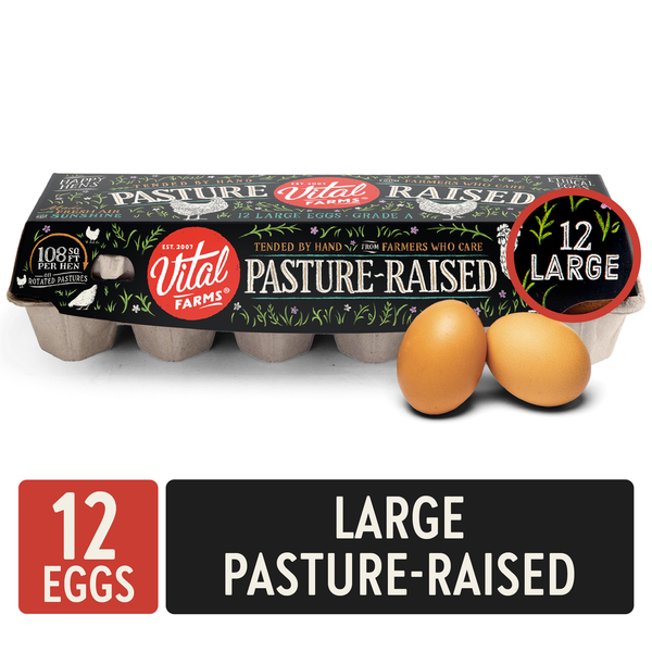 Vital Farms Pasture Raised Large Grade A Eggs
