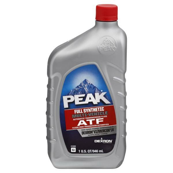 PEAK Automatic Transmission Fluid, Full Synthetic, Multi-Vehicle