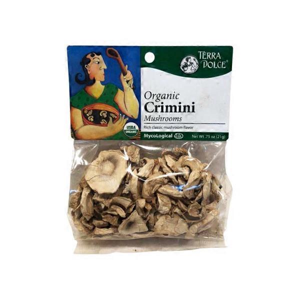 Terra Dolce Organic Dried Crimini Mushrooms (0.75 oz) - Instacart