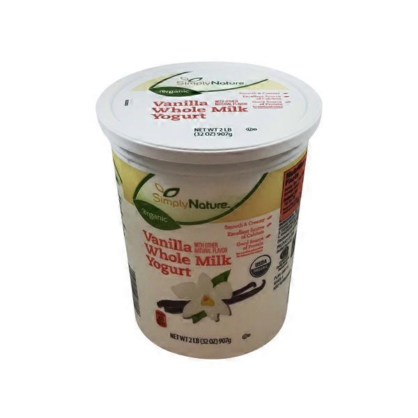 Simply Nature Organic Vanilla Yogurt (32 oz) Instacart