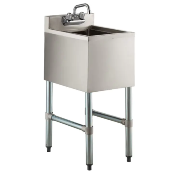 1 Bowl Underbar Hand Sink With Swivel Faucet - 14 1/2" X 18 3/4"