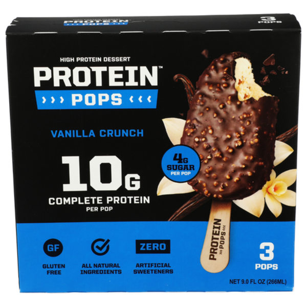 Protein Pints Vanilla Crunch Protein Pops 3 Pack