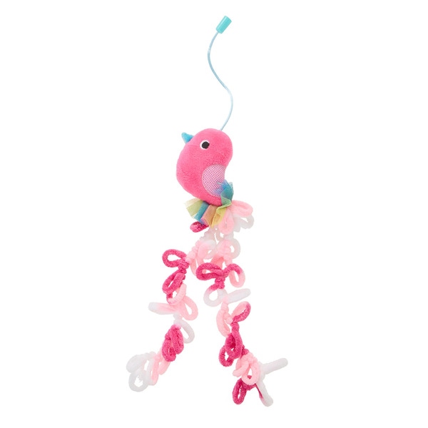 Whisker City Bird Teaser Toy Attachment - Pink