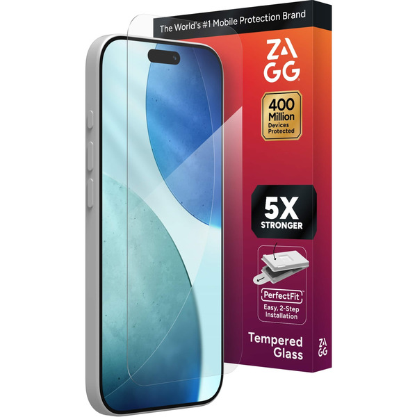 Zagg Glass Elite Screen Protector for Apple iPhone 17 - Clear
