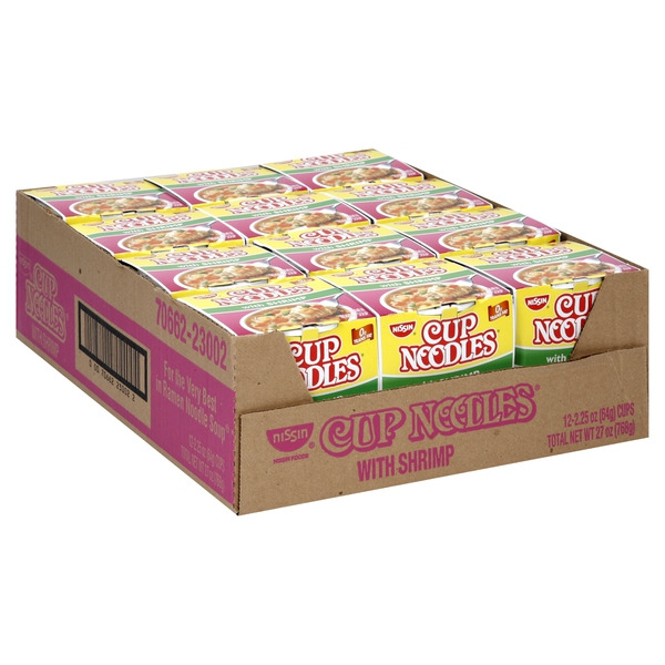 Nissin Cup Noodles with Shrimp