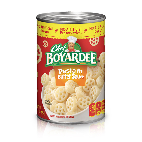 Chef Boyardee Pasta in Butter Sauce, Ready-to-Eat Meal