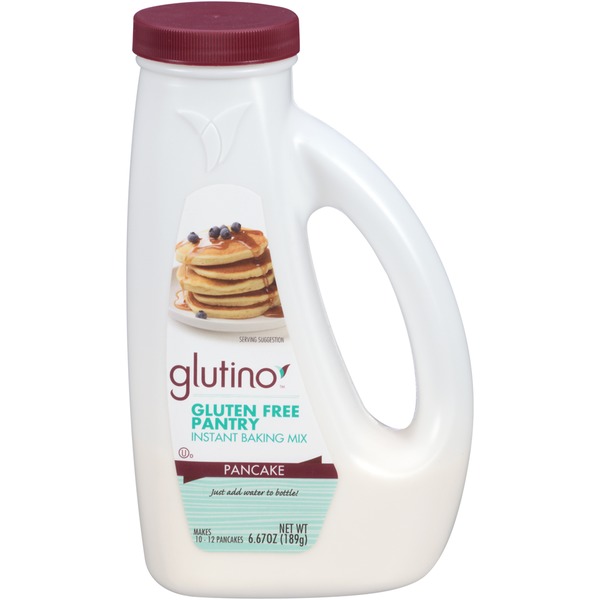 Glutino Gluten Free Pantry Pancake Instant Baking Mix (6.67 oz) from