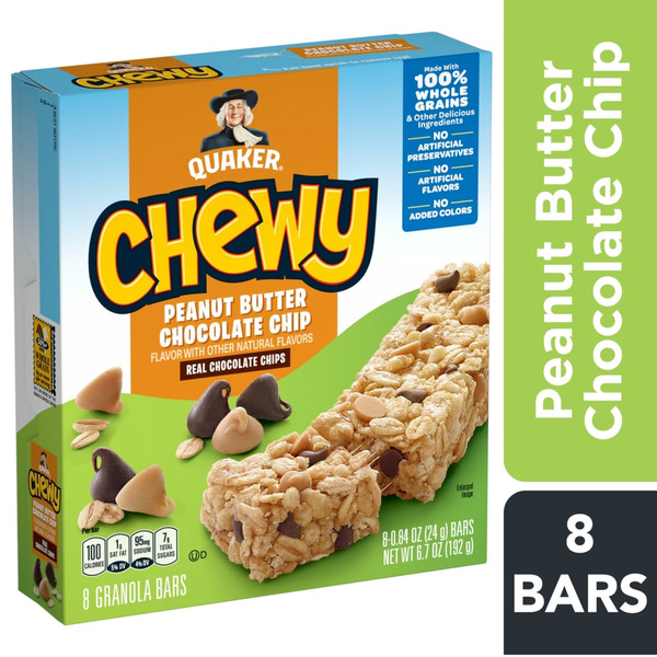 Kroger Quaker Chewy® Peanut Butter Chocolate Chip Granola Bars Same-Day ...