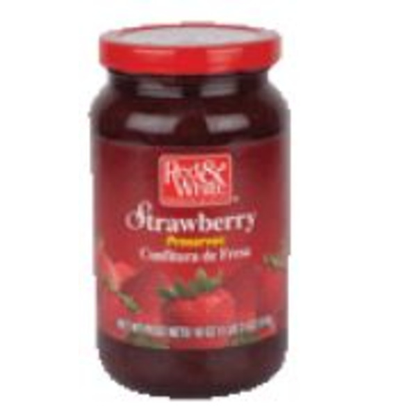 Red & White - Strawberry Preservatives - 18 Oz