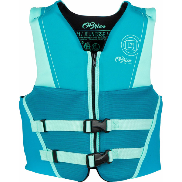 O’Brien Youth Life Vest - Aqua