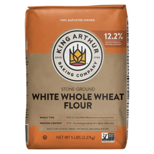King Arthur Baking Company Stone-Ground White Whole Wheat Flour