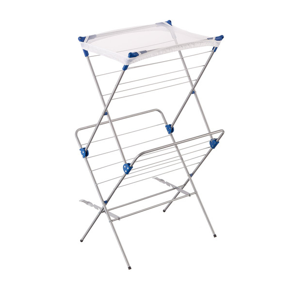 Whitmor Mesh-Top Drying Rack, 2-Tier - Silver