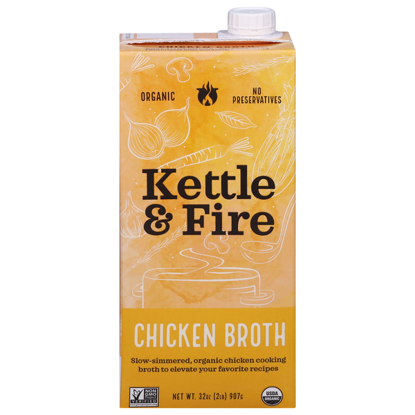 Kettle & Fire Organic Chicken Broth Same-Day Delivery