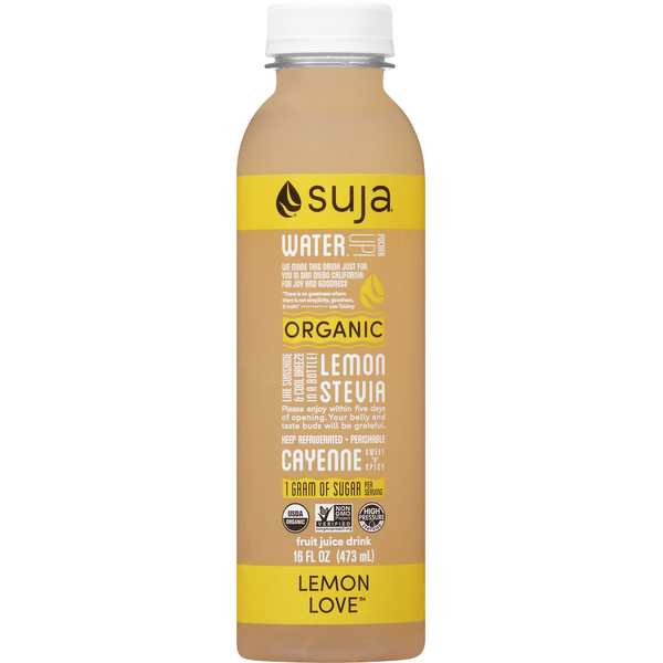 Suja Lemon Love Organic Fruit Juice Drink (16 fl oz) Instacart