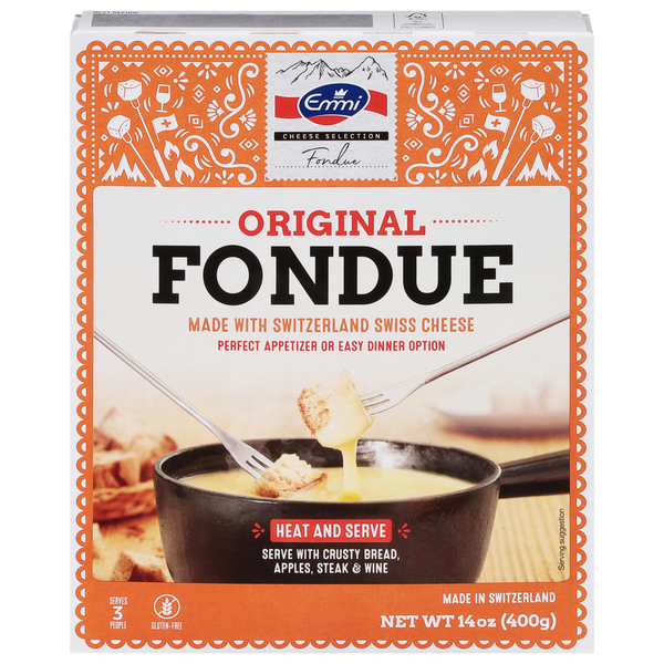  Cheese Fondue 新品タグ付 Emmi Original Fondue Cheese from Switzerland Same-Day Delivery or
