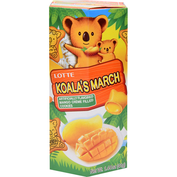 Lotte Koala's March Mango Creme Filled Cookies