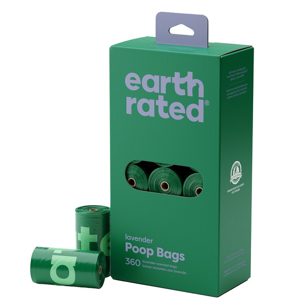 Earth Rated Lavender-Scented Leakproof Dog Poop Bags