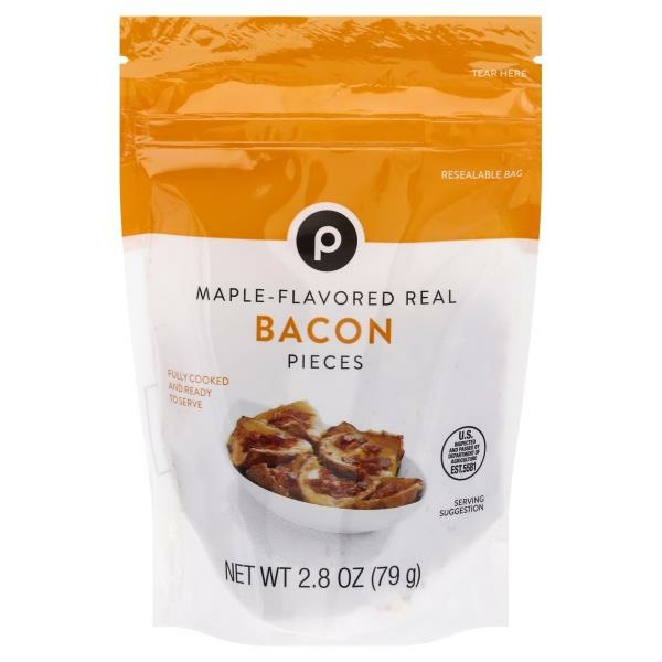 Publix Publix Bacon Pieces, MapleFlavored, Real SameDay Delivery or