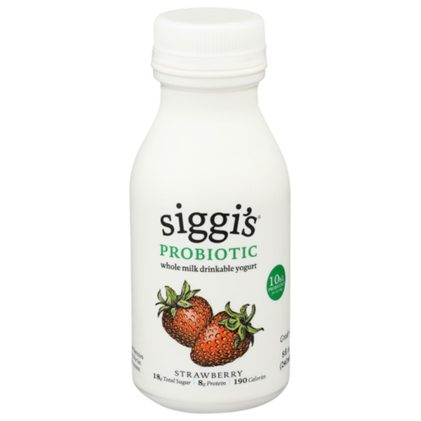 Siggi's Strawberry Simple Ingredient Probiotic Smoothie