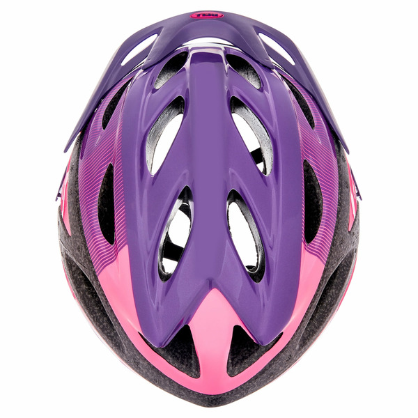 bell bike helmet purple Walmart Bell Repose Pink & Purple Youth Axle Bike Helmet Same-Day Delivery