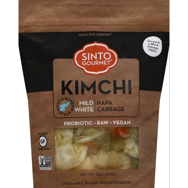 Sinto Gourmet Kimchi, Napa Cabbage, Mild White Same-Day Delivery