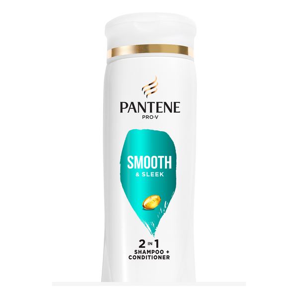 Pantene Smooth & Sleek 2in1 Shampoo and Conditioner - 12 oz