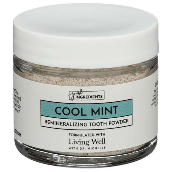 Just Ingredients Cool Mint Remineralizing Tooth Powder Same-Day