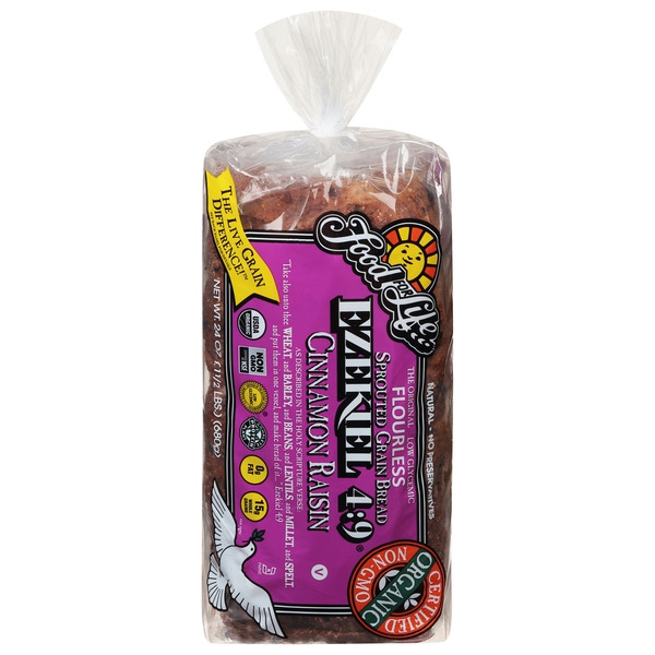 Food for Life Flourless Sprouted Grain Cinnamon Raisin Bread Same