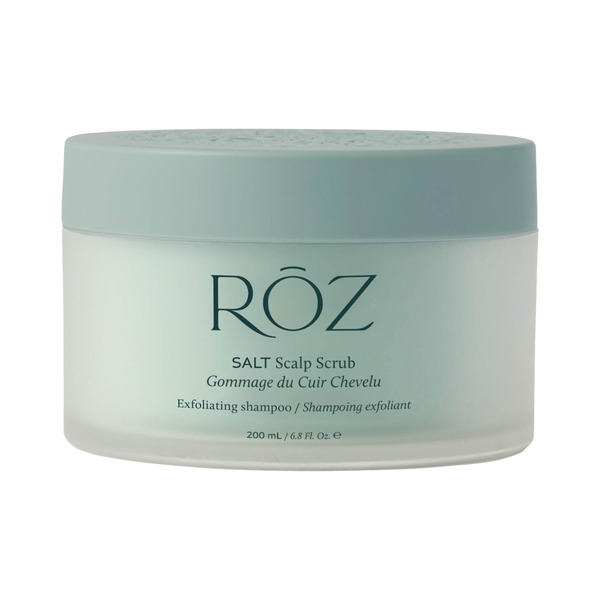 RŌZ Salt Scalp Scrub Exfoliating Detox Shampoo with AHA & BHA