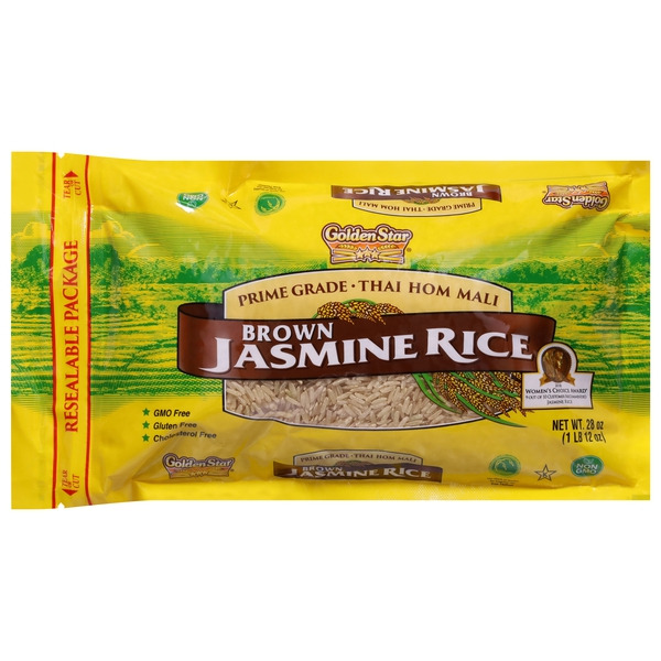 Golden Star Rice, Jasmine, Brown, Prime Grade Same-Day Delivery or ...
