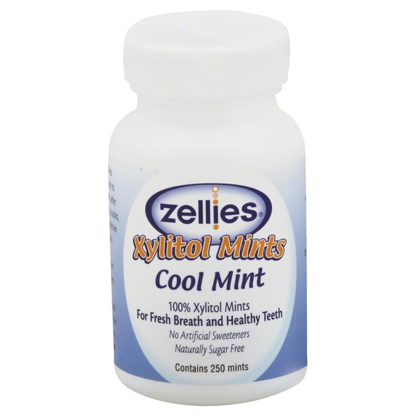 Zellies Xylitol Mints, Cool Mint (250 ct) Instacart