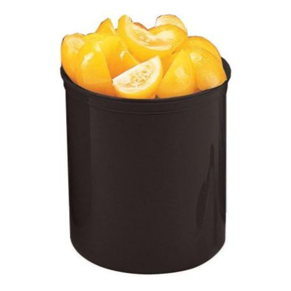 Cambro CP12110 Crock w/Lid 1.2 qt. 5-3/16inH 5-1/16in dia. black