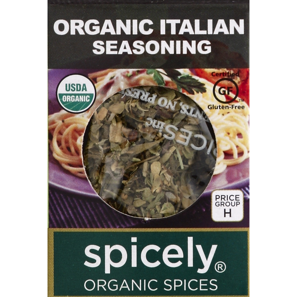 Spicely Organics Seasoning, Italian, Organic