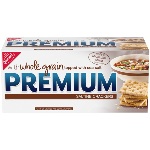 Premium Whole Grain Saltine Crackers