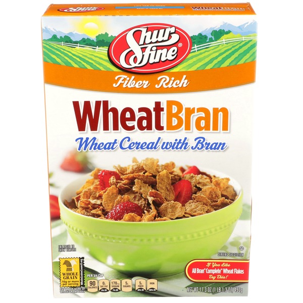 Shurfine Wheat Cereal With Bran (17.3 oz) Instacart