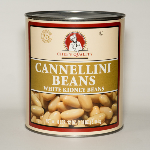 Chef's Quality - Cannellini (White Kidney) Beans - 6 lb Can