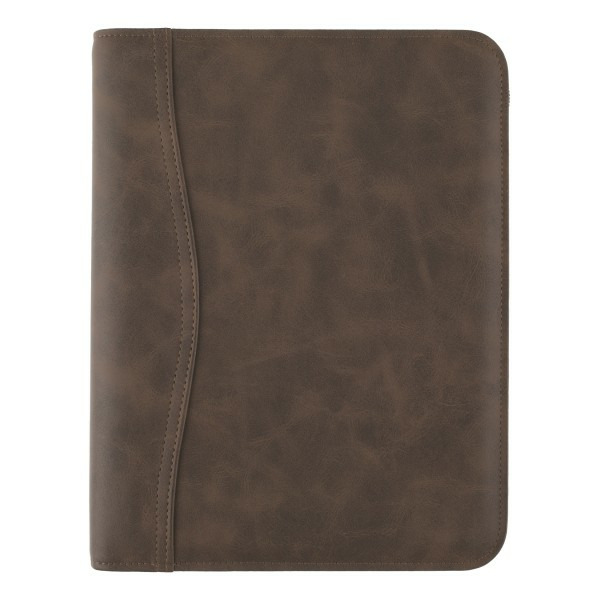 At-A-Glance 031-0140-04 5.5" x 8.5" Distressed Brown Leatherette Personal Organizer Undated Starter Set