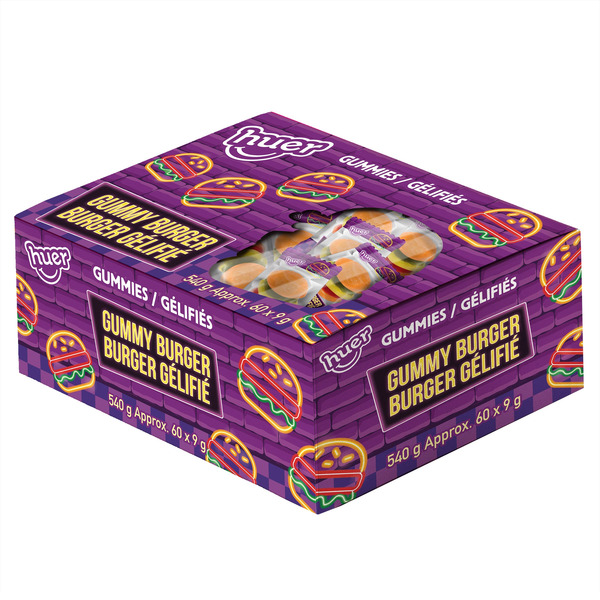 Huer Foods Inc. Gummy Hamburgers