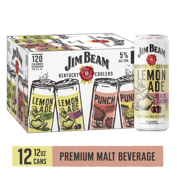 Jim Beam Kentucky Coolers Lemonade & Punch Share Pack Variety Same