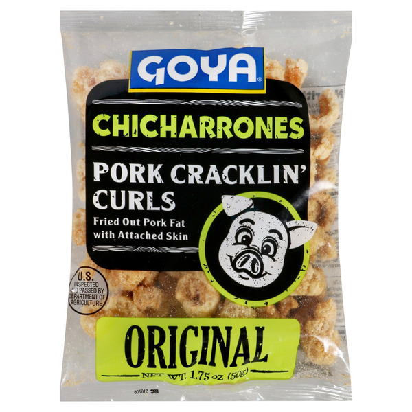Goya Original Chicharrones Pork Cracklin' Curls Same-Day Delivery