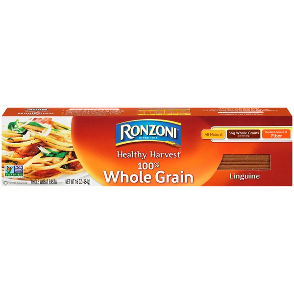 Ronzoni Healthy Harvest 100 Whole Grain Wheat Linguine Pasta (16 oz