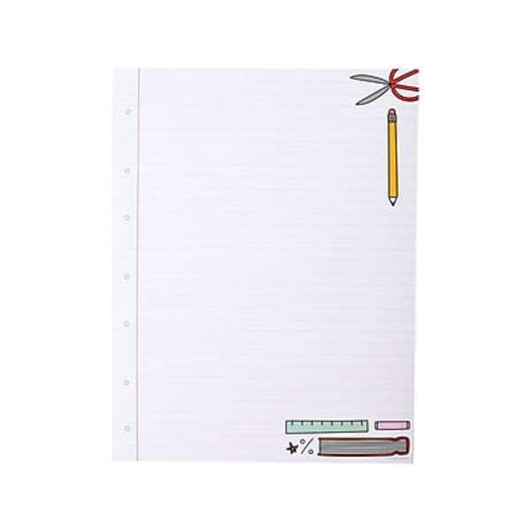 Gartner Studios School Day Icons Paper - White